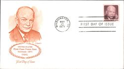 1971 8c Eisenhower First Class Postal Rate Increase First Day Cover