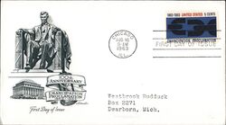 1963 5c Emancipation Proclamation Centennial FDC First Day Cover