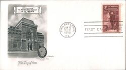 1955 3c Pennsylvania Academy of Fine Arts First Day Cover First Day Cover