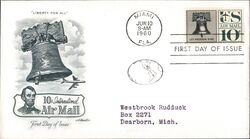 1960 10c Liberty for All First Day Cover First Day Cover