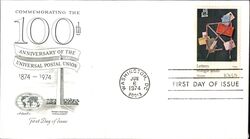 1974 10c Universal Postal Union 100th Anniversary FDC First Day Cover