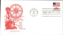 1975 13c First Class Domestic Postal Rate Coil FDC First Day Cover