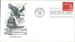 1962 8c US Air Mail New Postal Rates First Day Cover First Day Cover