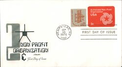 1976 11c Non-Profit Organization First Day Cover First Day Cover