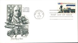 1975 10c US Postal Service 200th Anniversary FDC First Day Cover First Day Cover First Day Cover