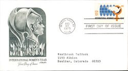 1975 10c International Women's Year First Day Cover First Day Cover