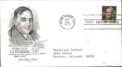 1972 14c Fiorello H. La Guardia First Day Cover First Day Cover