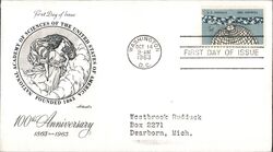 1963 5c National Academy of Sciences 100th Anniversary First Day Cover First Day Cover