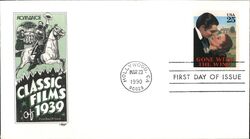 1990 25c Gone With The Wind First Day Cover First Day Cover