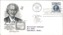 1960 4c Ignacy Jan Paderewski Champion of Liberty First Day Cover First Day Cover