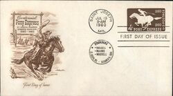 1960 4c Pony Express Centennial First Day Cover First Day Cover