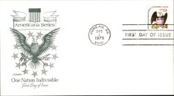 1975 13c One Nation Indivisible Americana Series First Day Cover First Day Cover