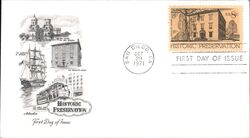 1971 8c Historic Preservation First Day Cover First Day Cover