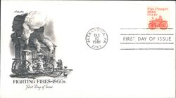 1981 20c Fire Pumper First Day Cover First Day Cover