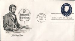 1962 5c Embossed Envelope First Day Cover First Day Cover