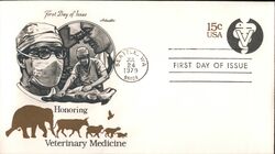 1979 15c Honoring Veterinary Medicine FDC First Day Cover