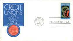 1984 20c Credit Union Act of 1934 FDC First Day Cover