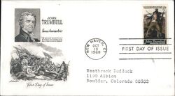 1968 6c John Trumbull First Day Cover First Day Cover