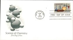 1976 13c Science of Chemistry First Day Cover First Day Cover