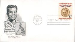 1957 8c Ramon Magsaysay Champion of Liberty First Day Cover First Day Cover