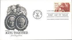 1982 20c Aging Together First Day Cover First Day Cover