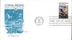 1980 15c Coral Reefs First Day Cover First Day Cover