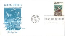 1980 15c Coral Reefs First Day Cover First Day Cover