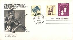 1980 3.5c Music of America FDC First Day Cover