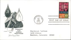 1974 10c Energy Conservation First Day Cover First Day Cover