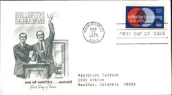 1975 10c Collective Bargaining First Day Cover First Day Cover