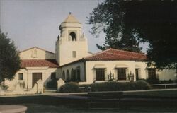 Santa Maria, California City Hall Postcard