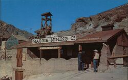 Maggie Mine, Calico Ghost Town, California Merle Porter Postcard Postcard Postcard