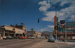 Carson City, Nevada Street Scene Postcard