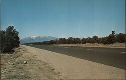 Highway 66 - San Francisco Peaks from highway 66 Postcard