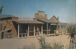 Law West of the Pecos, Pioneer Town, CA Postcard