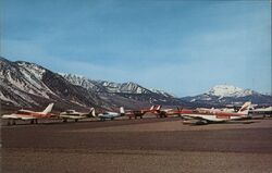 Lot of 500 Unused Postcards: Air Strip - High Sierras, California Postcard