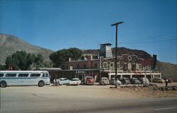 Little Lake Hotel and Cafe, California Postcard