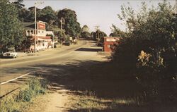 Lot of 1000 Unused Vintage Postcards: Inverness, Marin County, California - Main Street View Abbie Purcell Inverness, CA Postcard