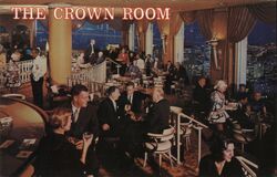 Lot of 1000 Unused Postcards: Crown Room, Fairmont Hotel, San Francisco Postcard