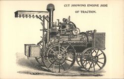 The New Huber Traction Engine, The Huber Mfg. Co., Marion, OH Ohio Advertising Postcard Postcard Postcard