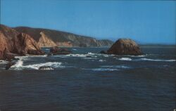 Lot of 500 Unused Vintage Postcards: Rugged Coast South of McClure's Beach, Point Reyes National Seashore Abbie Purcell Inverness, CA Postcard