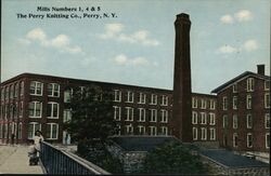 Perry Knitting Co. Mills 1, 4 & 5, Perry, NY New York Postcard Postcard Postcard