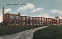 Tempest Knitting Mills, Perry, NY Postcard