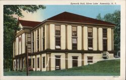 Epworth Hall, Silver Lake Assembly, New York Postcard Postcard Postcard