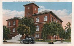 City Hall, Alameda, California Postcard