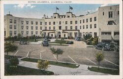 Hotel Alameda, Alameda, Calif. Postcard