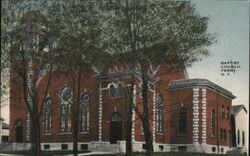 Baptist Church, Perry, NY Postcard