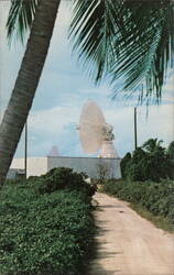 Giant radar "saucer" Roi-Namur, Kwajalein Atoll Postcard