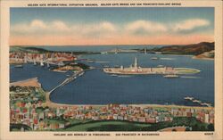 1939 Golden Gate International Exposition, Oakland, CA Postcard