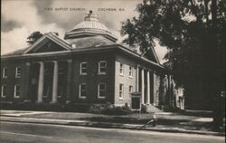 First Baptist Church, Cochran, GA Postcard